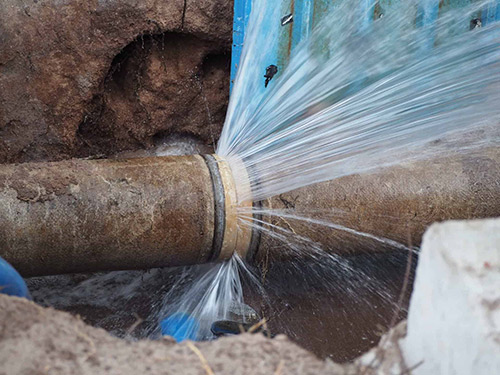 burst pipe repair